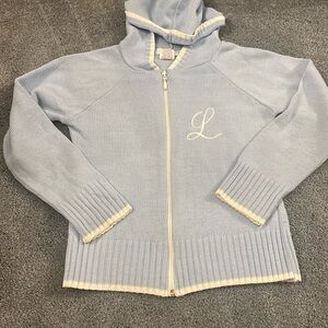 Girls “L” Inital Sweater